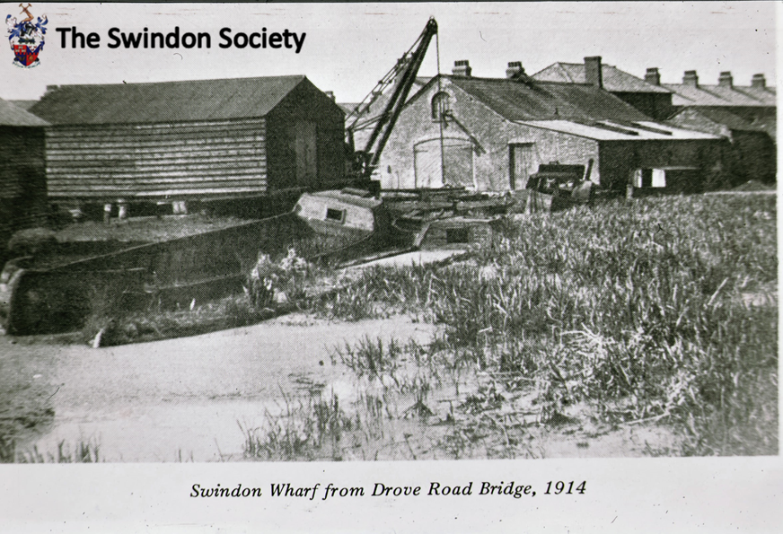 2954 Swindon Wharf from Drove Road Bridge 1914